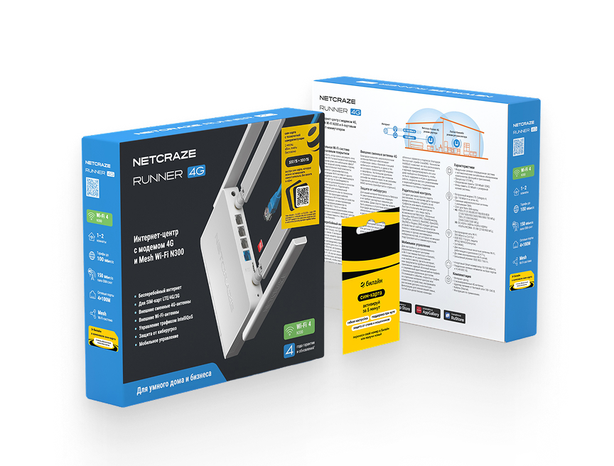 Netcraze Runner 4G Билайн