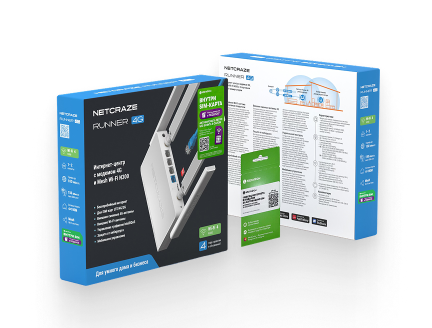 Netcraze Runner 4G Мегафон